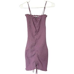 Love Tree Lilac Purple Smocked Cami Adjustable Dress